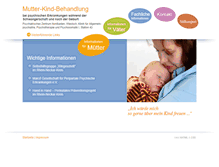 Tablet Screenshot of mutter-kind-behandlung.de